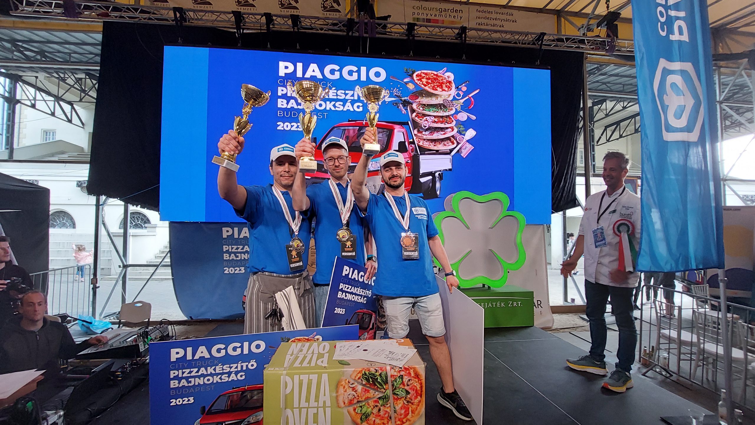 Óriási érdeklődés övezte az idén elsőre megrendezett, I. Piaggio Pizzakészítő Bajnokságot.